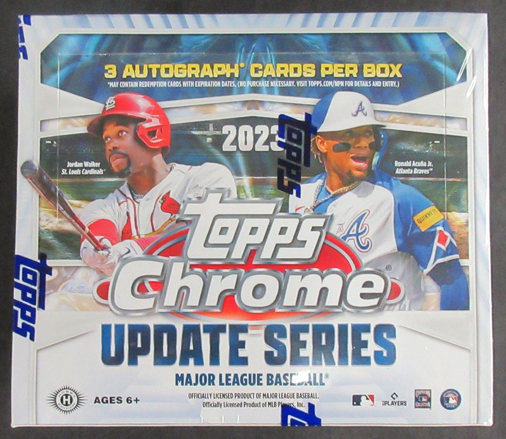 2023 Topps Chrome Baseball Update Series Jumbo Box (Hobby) (12/13)