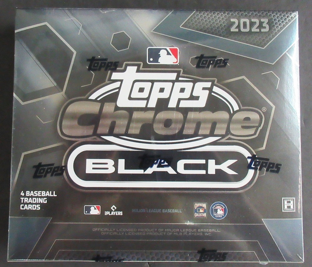 2023 Topps Chrome Black Baseball Box (Hobby) (4 Cards)