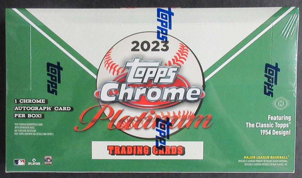 2023 Topps Chrome Baseball Platinum Anniversary Box (Hobby) (24/4)