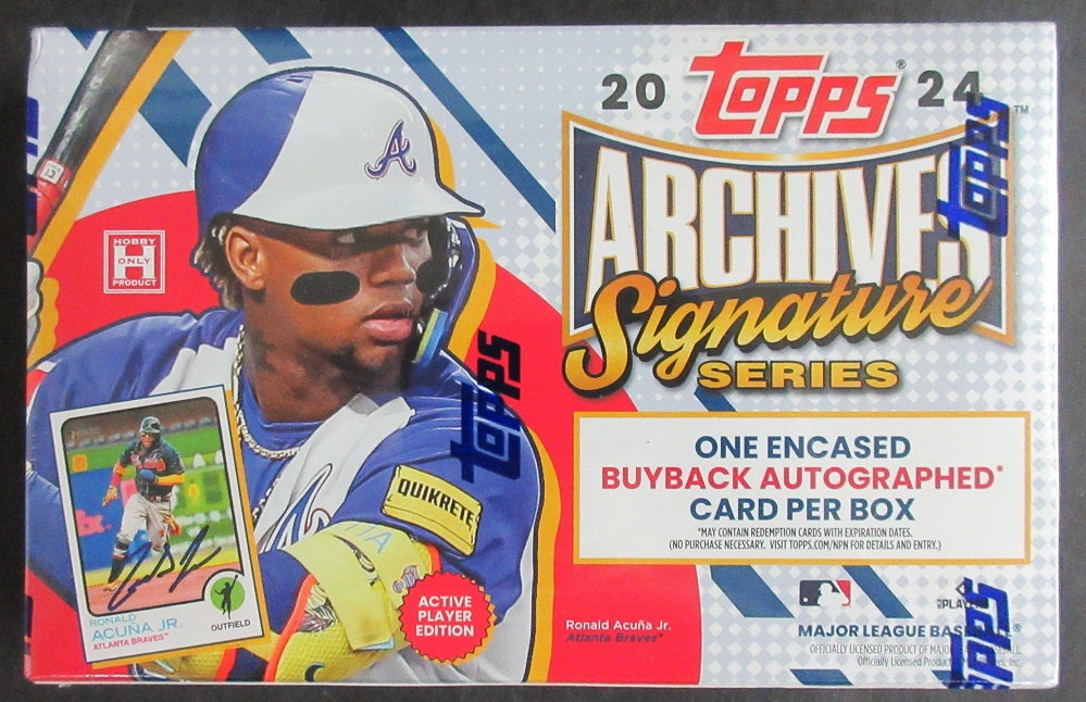 2024 Topps Archives Signature Series Baseball Box (Active Player) (Hobby)