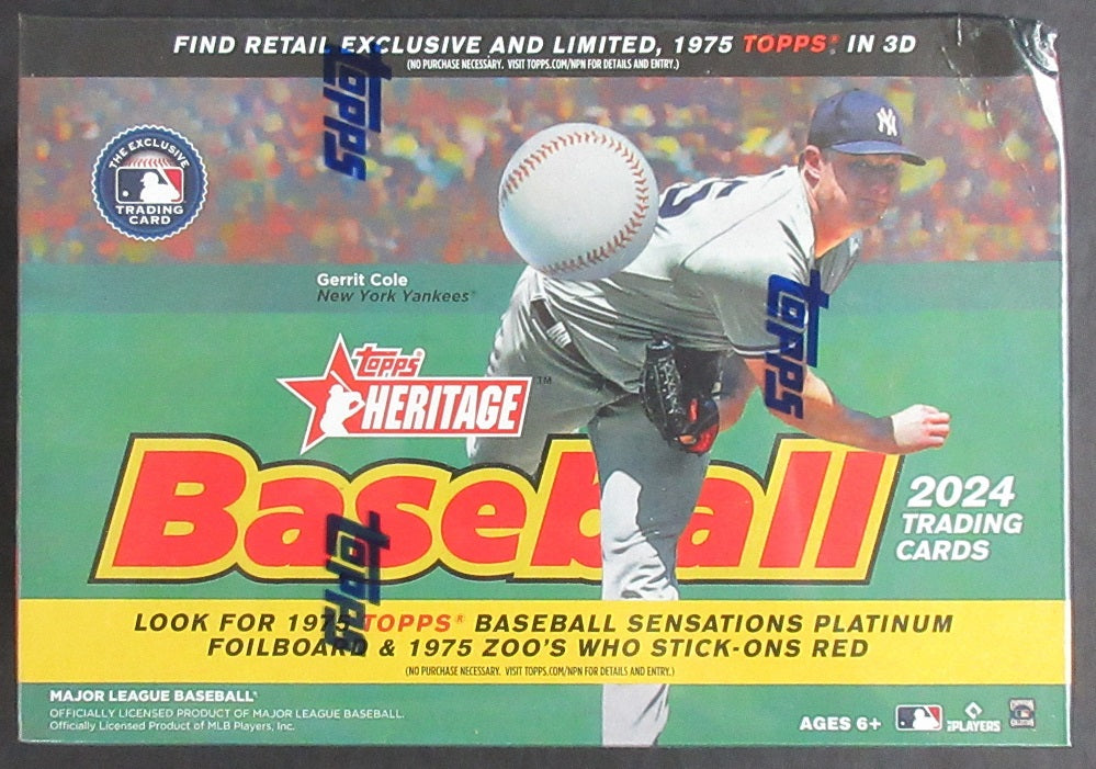 2024 Topps Heritage Baseball Mega Box (17/9)