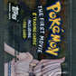 1999 Topps Pokemon The First Movie Unopened Pack (Black Label) (8)