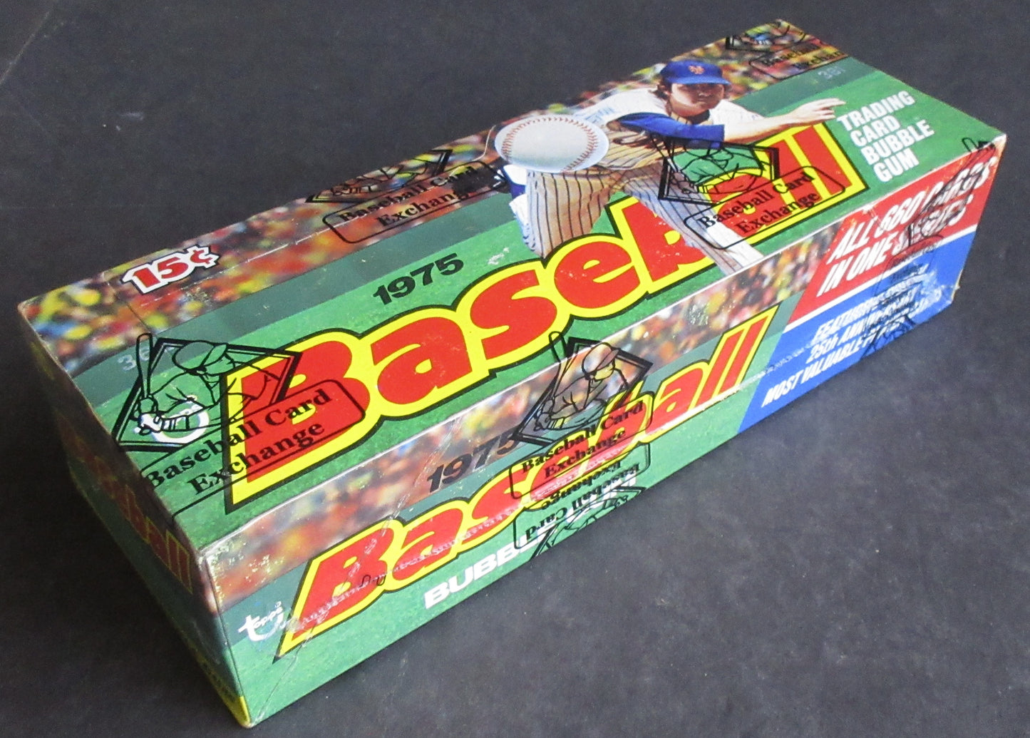 1975 Topps Baseball Unopened Mini Wax Box (BBCE) (A16601)