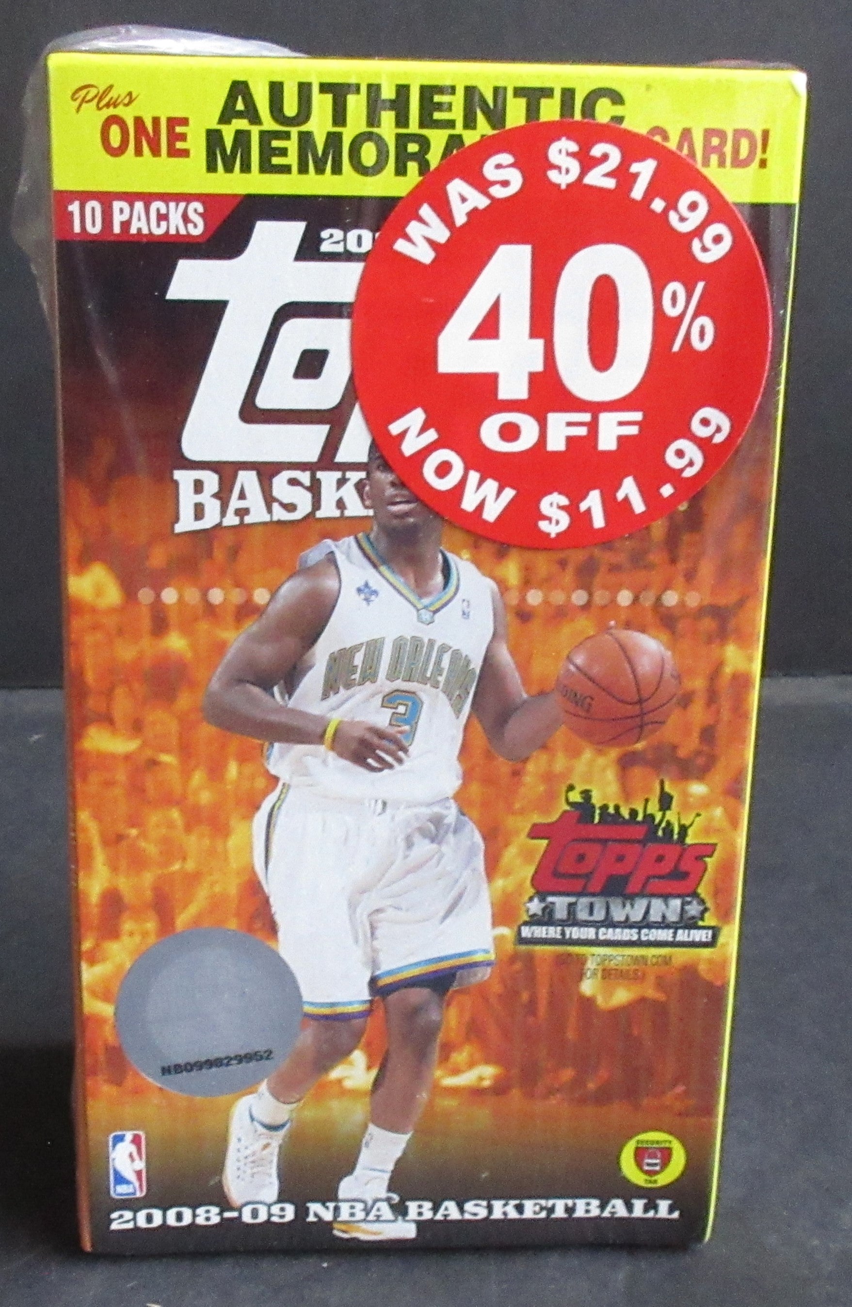 2008/09 Topps Basketball Unopened Blaster Box (10/8 plus 1)