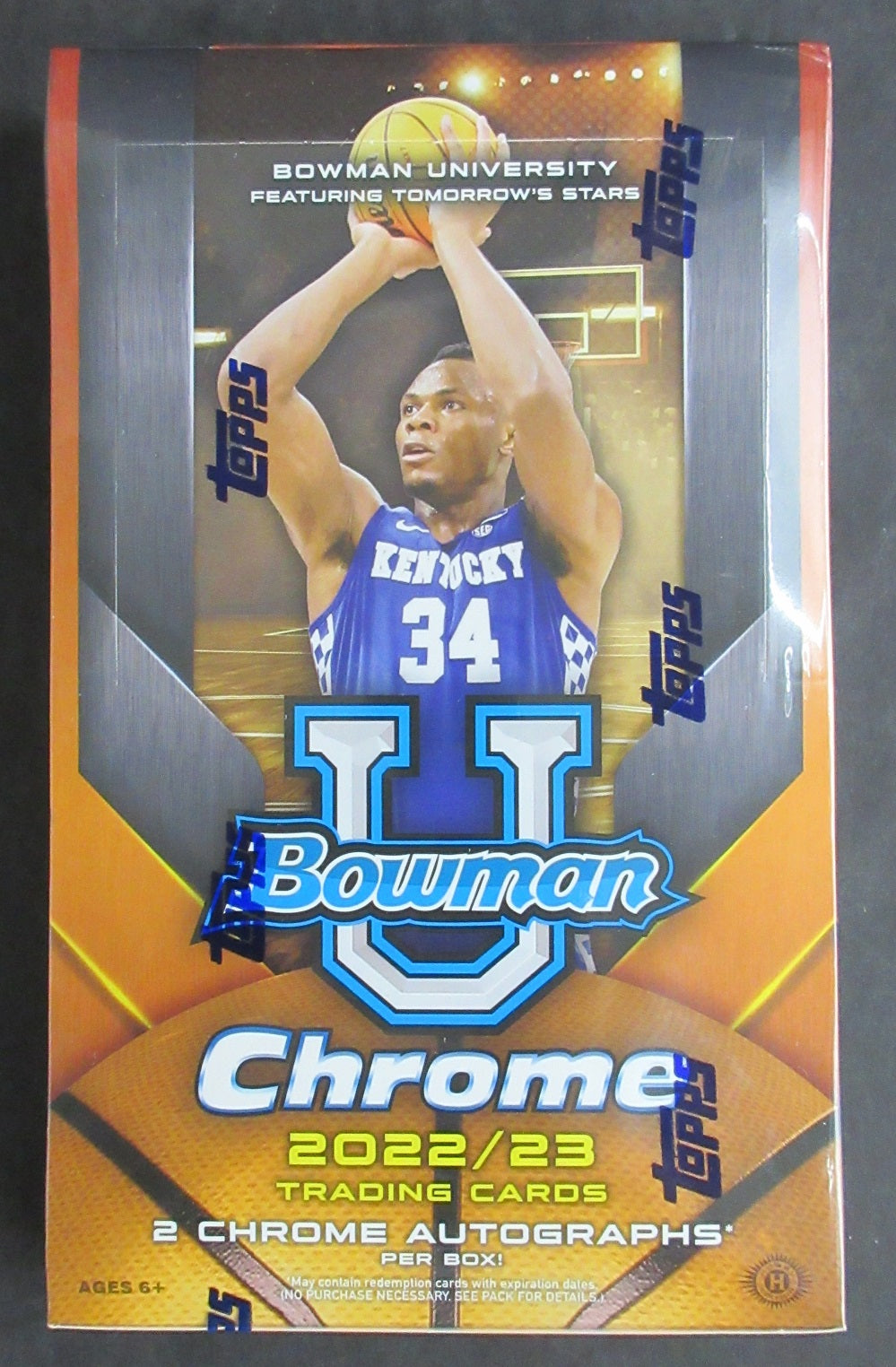 2022/23 Bowman Chrome University Basketball Box (Hobby) (24/4)