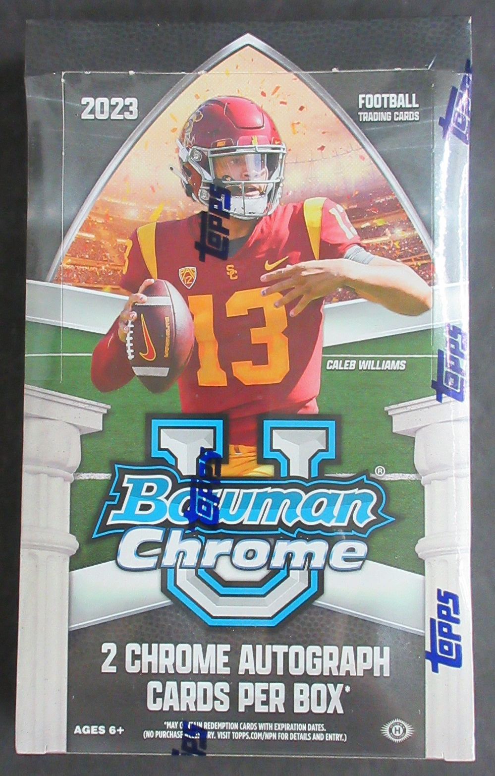 2023 Bowman Chrome University Football Box (Hobby) (24/4)