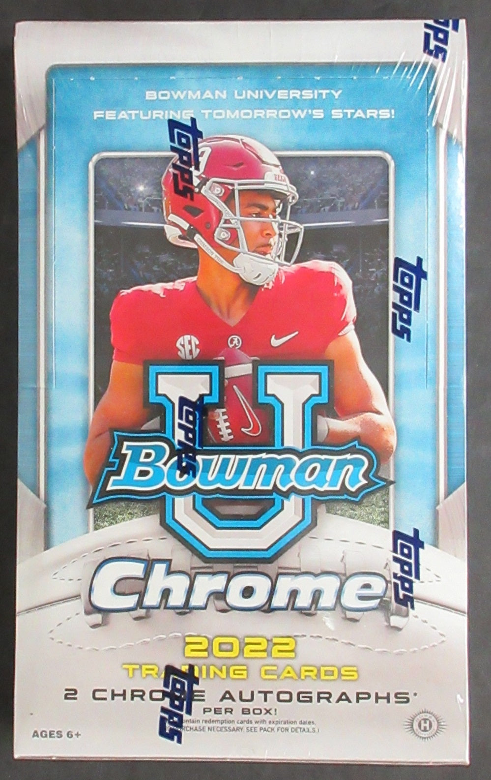 2022 Bowman Chrome University Football Box (Hobby) (24/4)