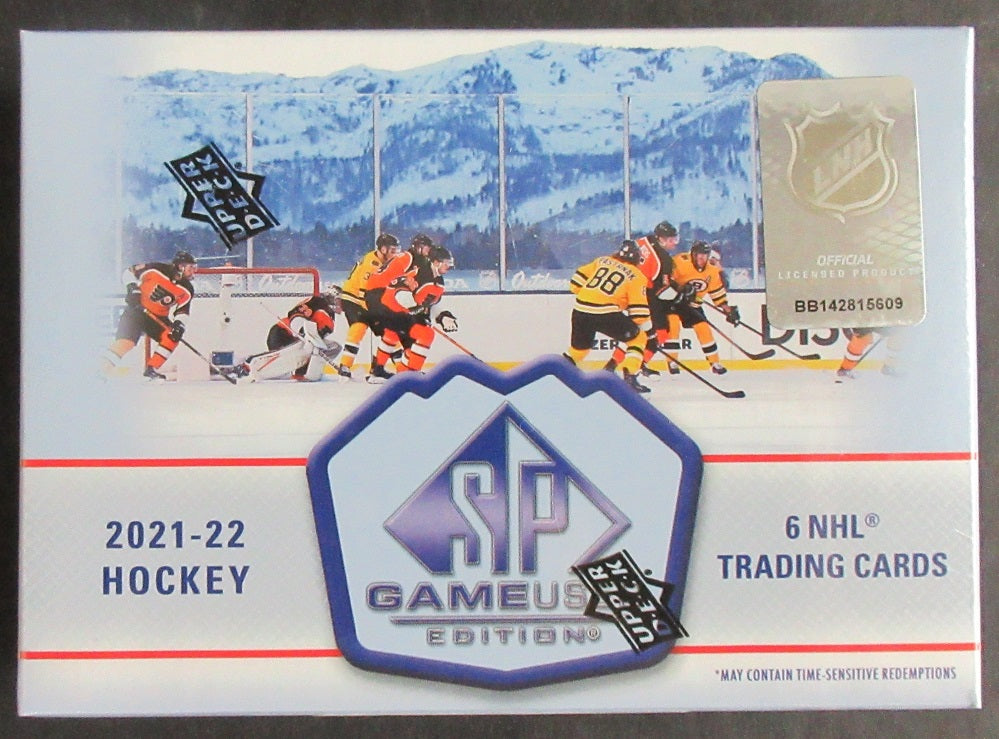 2021/22 Upper Deck SP Game Used Edition Hockey Box (Hobby) (6 Cards)