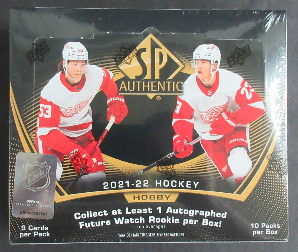 2021/22 Upper Deck SP Authentic Hockey Box (Hobby) (10/9)