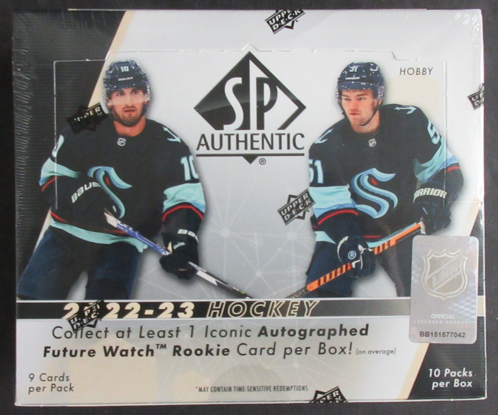 2022/23 Upper Deck SP Authentic Hockey Box (Hobby) (10/9)