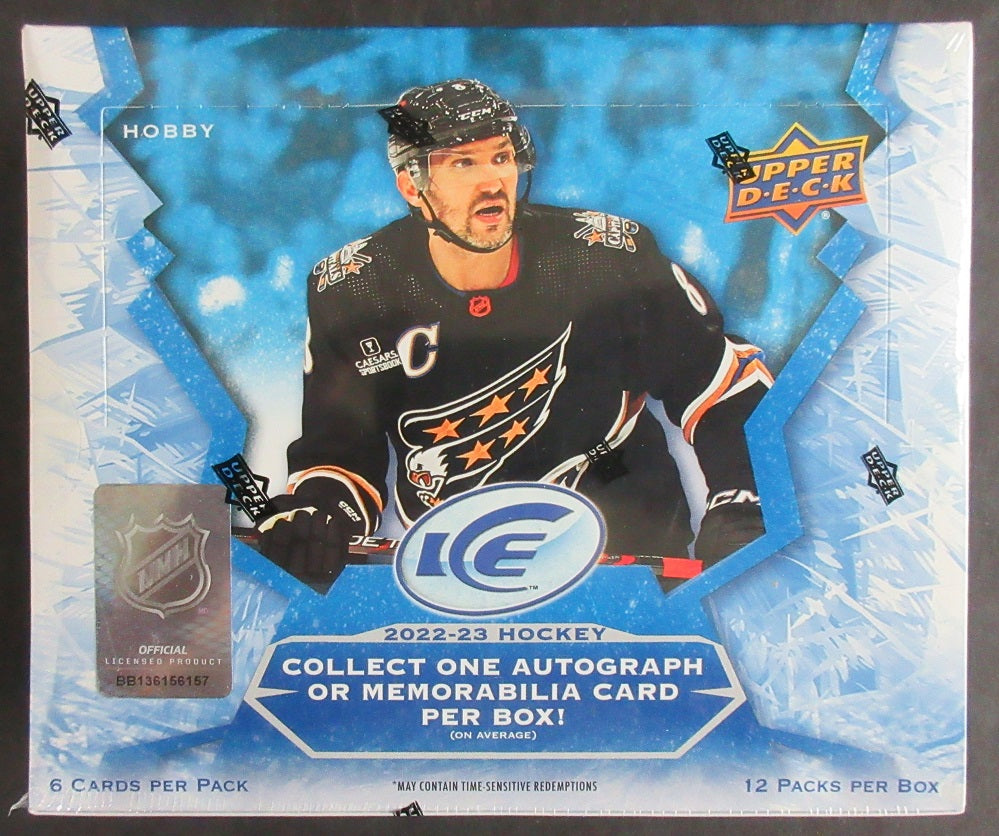 2022/23 Upper Deck Ice Hockey Box (Hobby) (12/6)