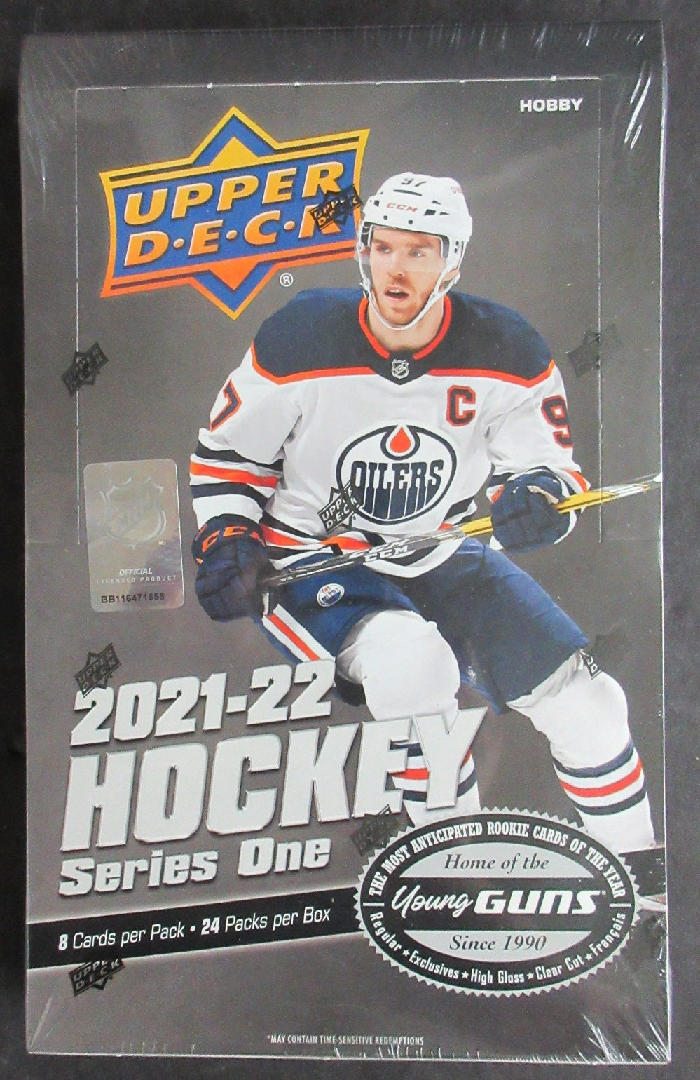 2021/22 Upper Deck Hockey Series 1 Box (Hobby) (24/8)