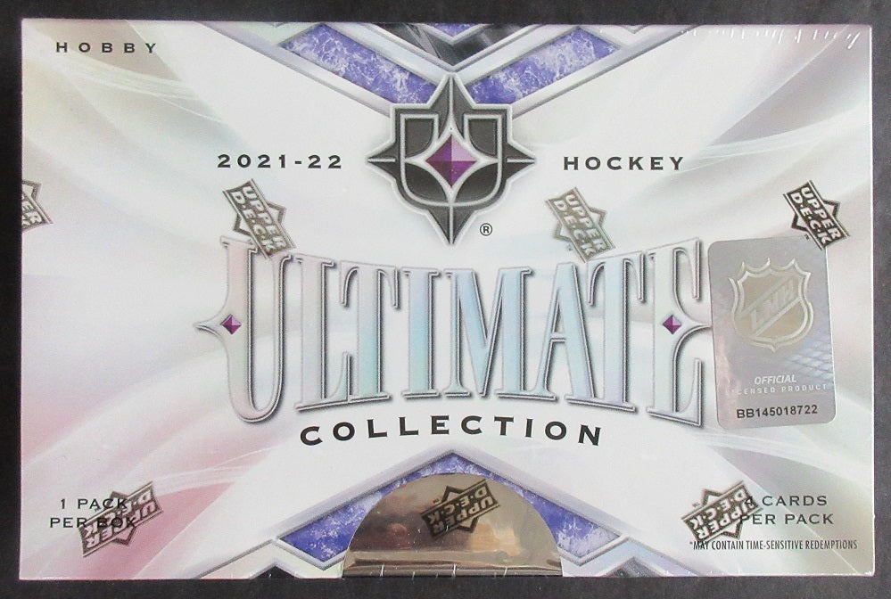 2021/22 Upper Deck Ultimate Collection Hockey Box (Hobby) (4 Cards)