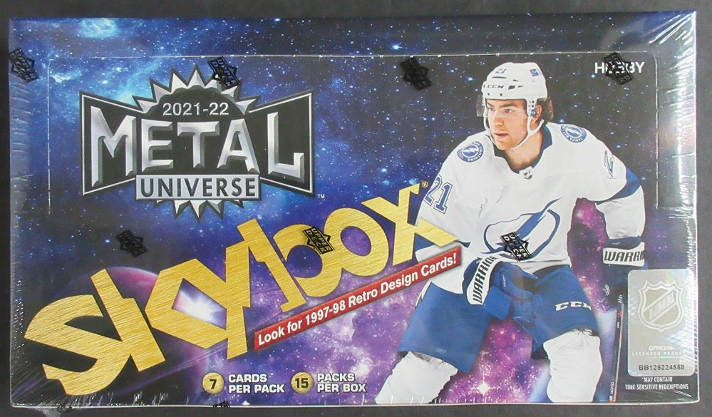 2021/22 Upper Deck Skybox Metal Universe Hockey Box (Hobby) (15/7)