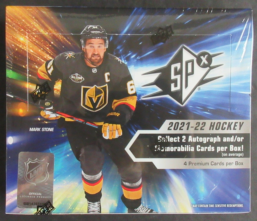 2021/22 Upper Deck SPX Hockey Box (Hobby) (4 Cards)