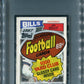1987 Topps Football Unopened Cello Pack PSA 9 Jim Kelly Top *9140
