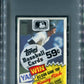 1985 Topps Baseball Unopened Cello Pack PSA 7 Mattingly Top *9145