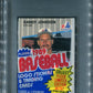 1989 Fleer Baseball Unopened Cello Pack PSA 7 R. Johnson Top *9150