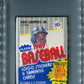 1989 Fleer Baseball Unopened Cello Pack PSA 8 Griffey Jr. Top *9152