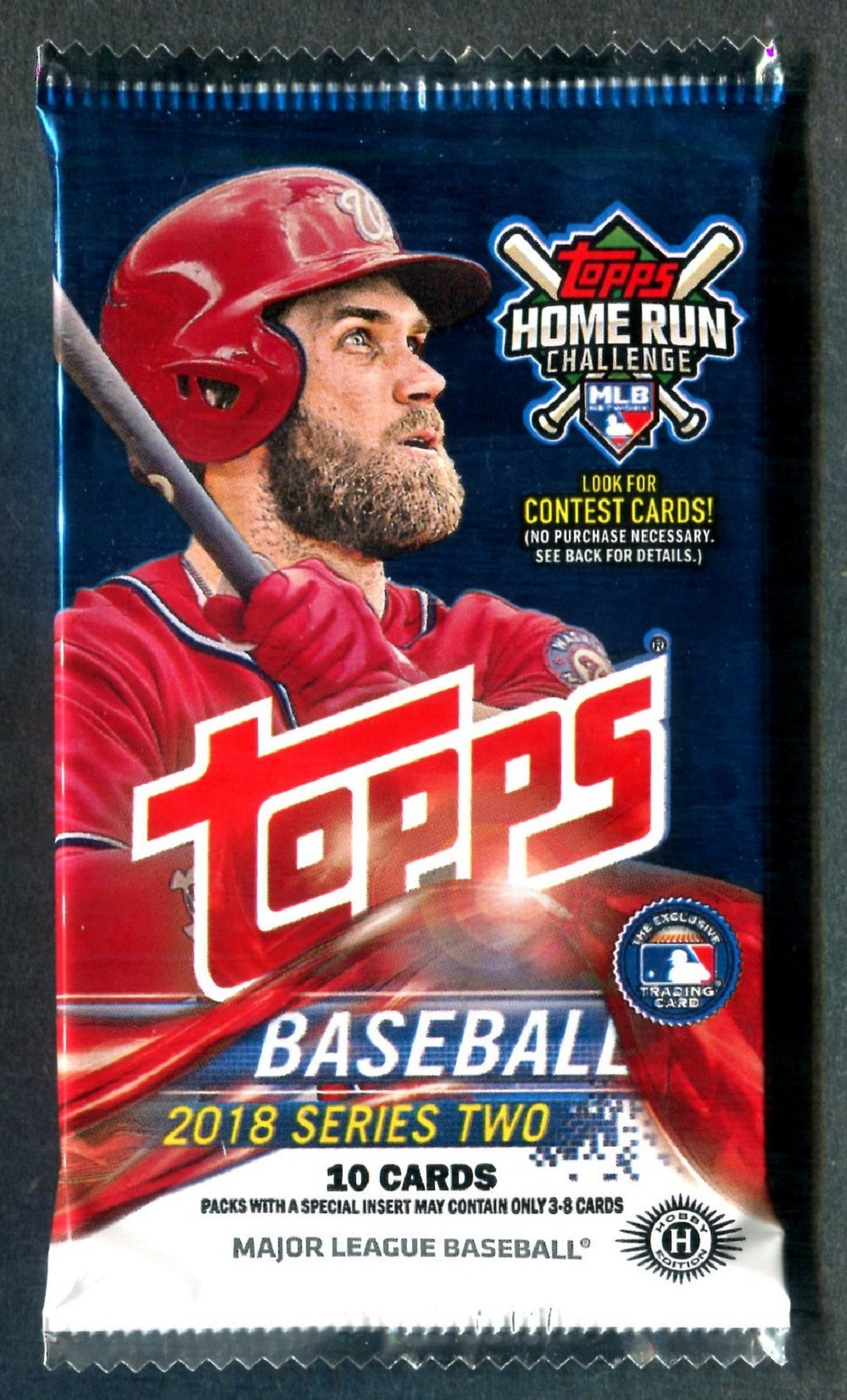 2018 Topps Baseball Unopened Series 2 Pack (Hobby) (10)