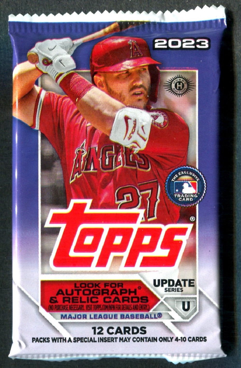 2023 Topps Baseball Unopened Update Series Pack (Hobby) (12)