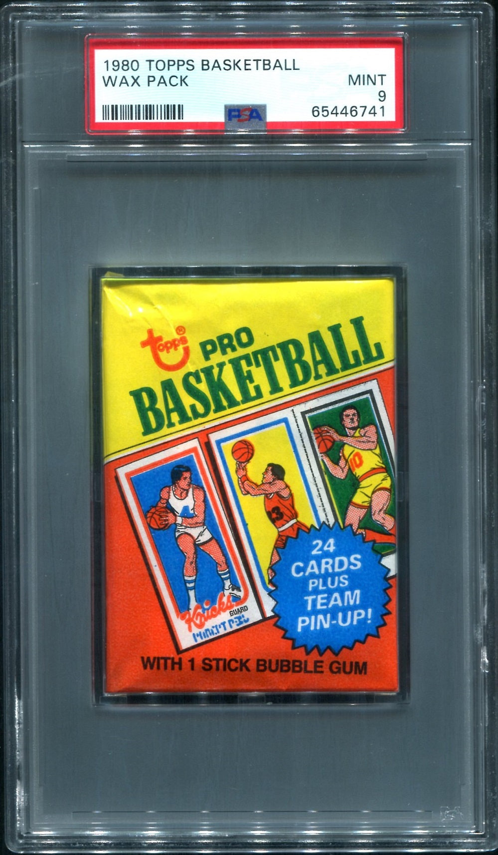 1980 1980/81 Topps Basketball Unopened Wax Pack PSA 9 *6741