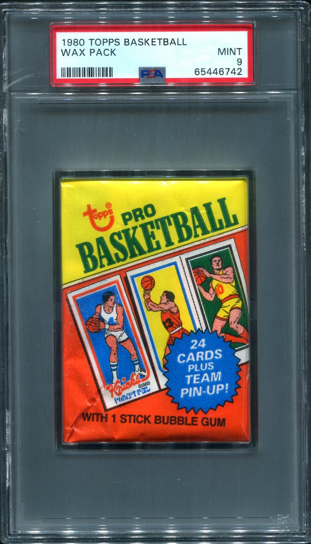 1980 1980/81 Topps Basketball Unopened Wax Pack PSA 9 *6742