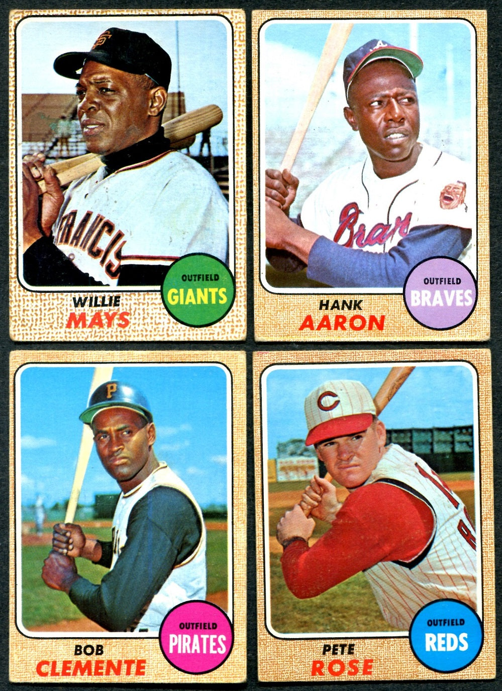 1968 Topps Baseball Complete Set VG (598) (24-595)