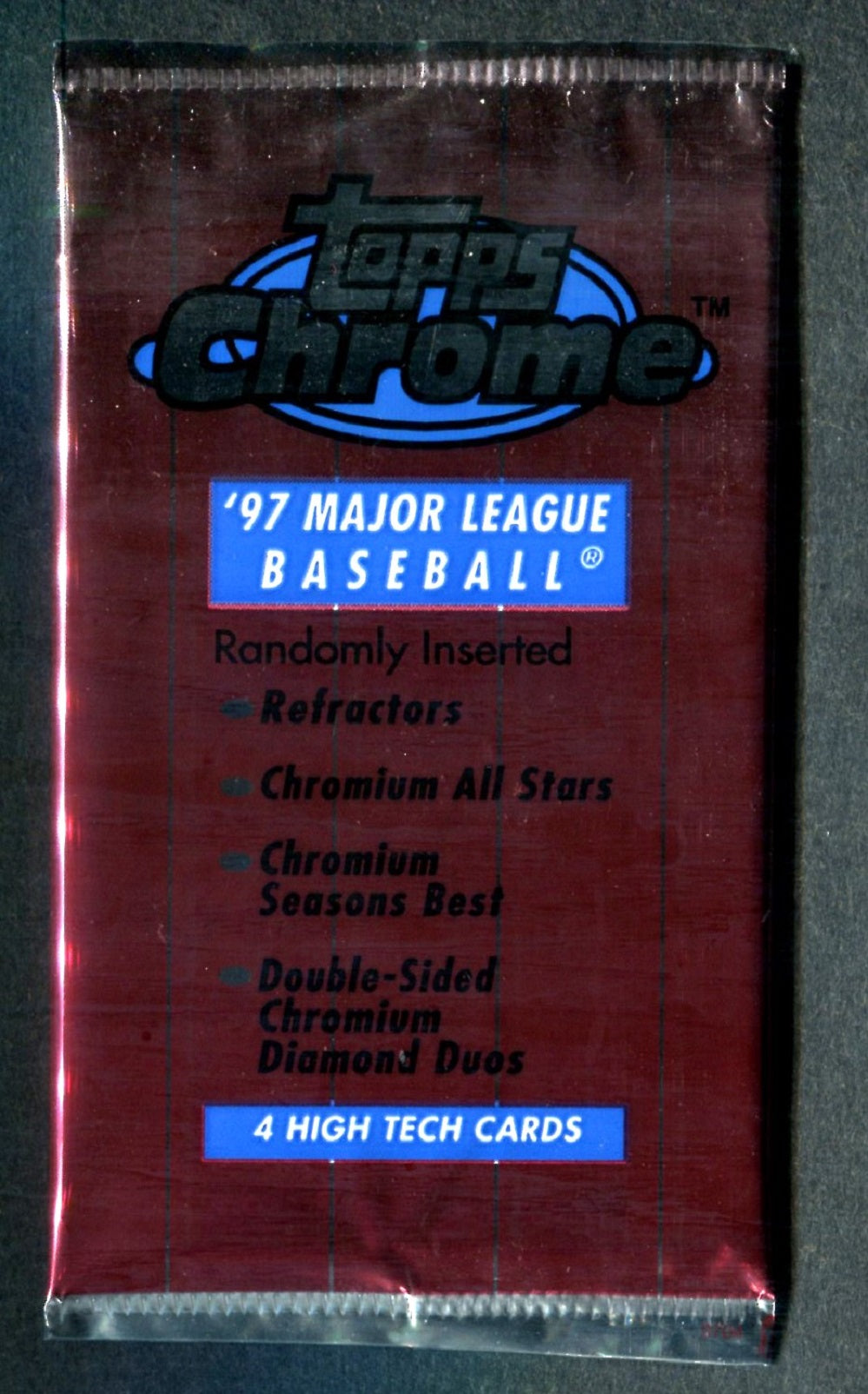 1997 Topps Chrome Baseball Unopened Pack (Hobby) (4)