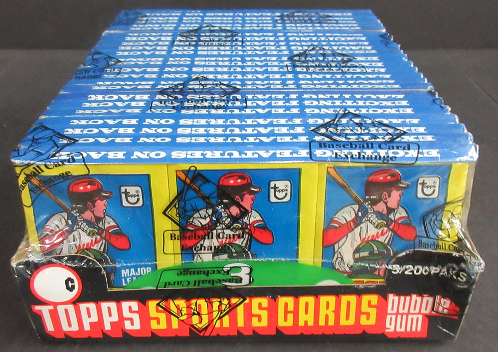 1979 Topps Baseball Unopened Wax Pack Tray Box (FASC) (A15475)