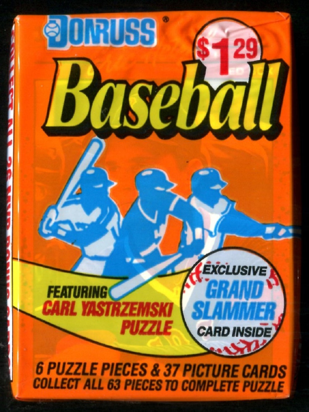 1990 Donruss Baseball Unopened Cello Pack (37/6)