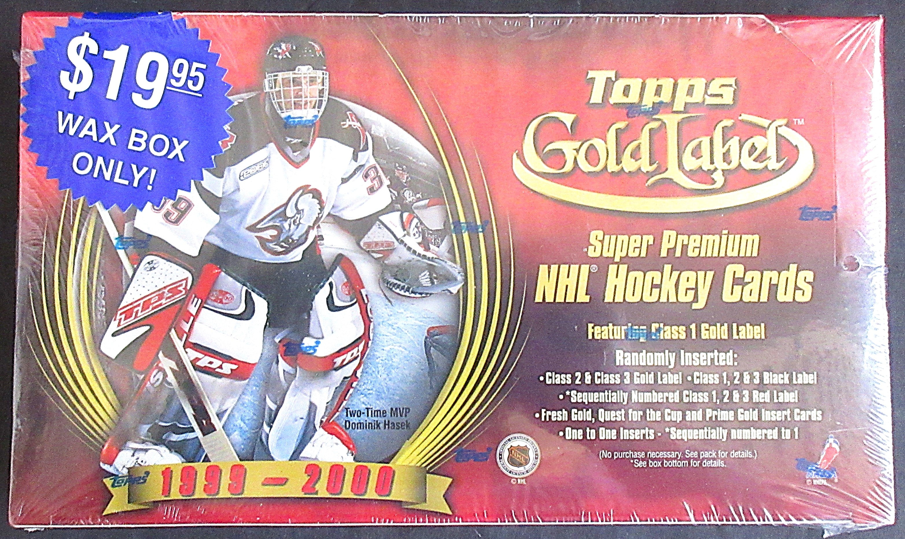 1999/00 Topps Gold Label Hockey Box (24/3)