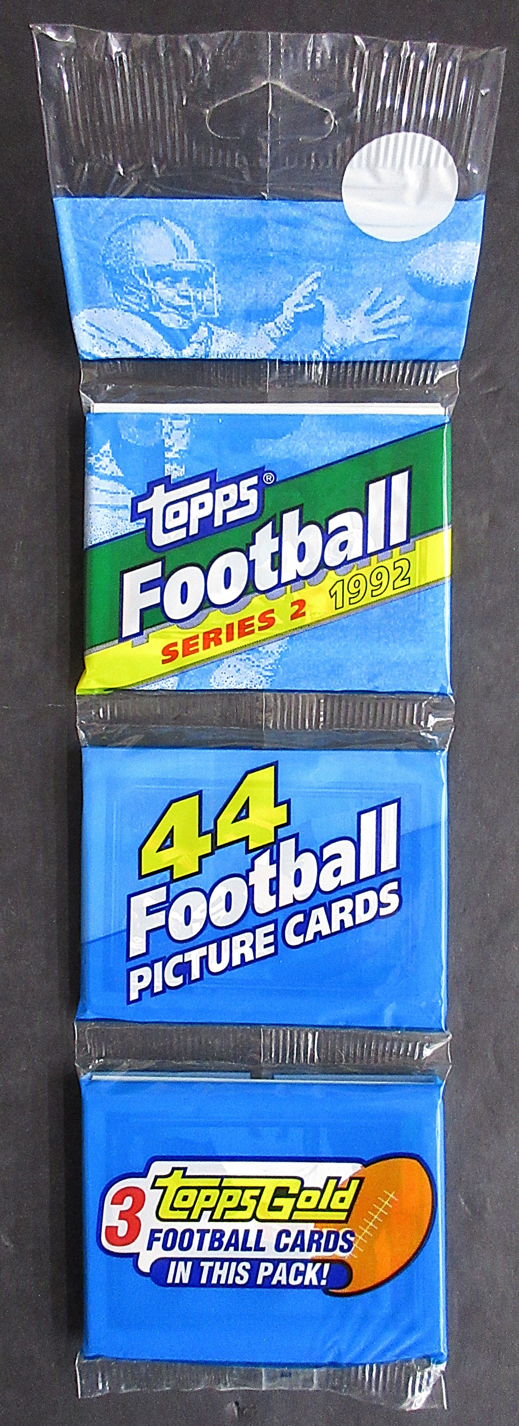 1992 Topps Football Unopened Series 2 Rack Pack (44)