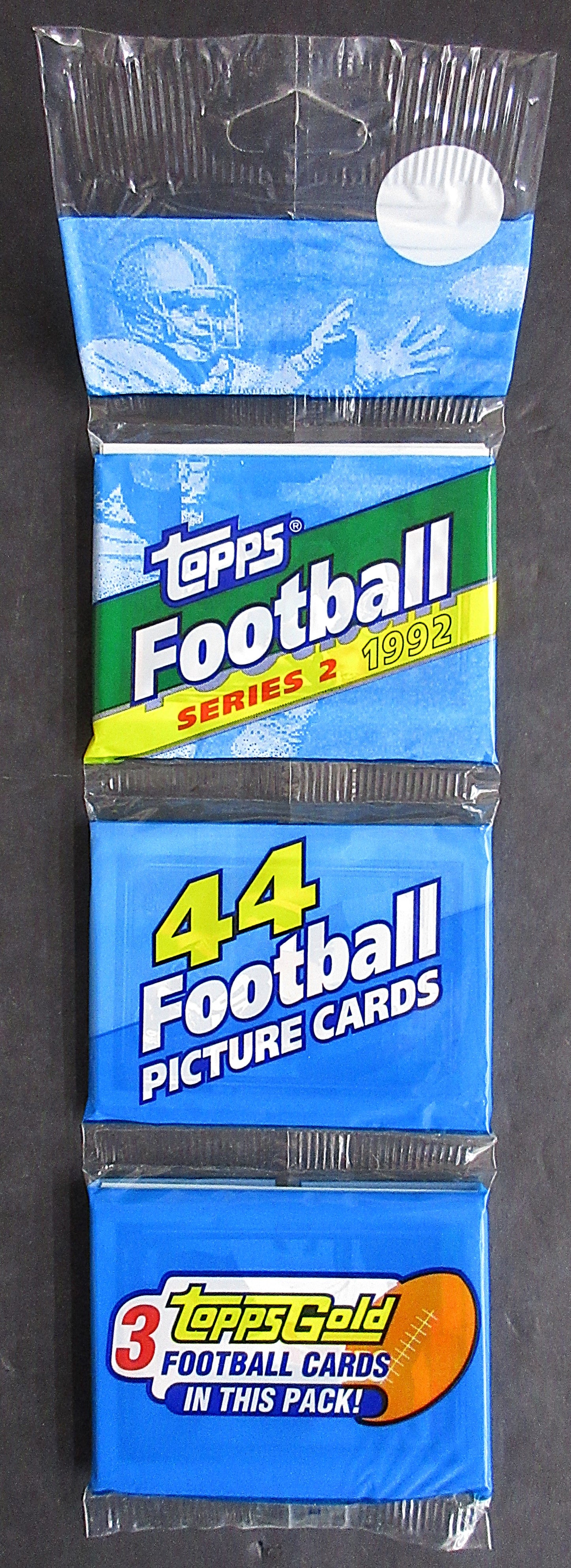 1992 Topps Football Unopened Series 2 Rack Pack (44)