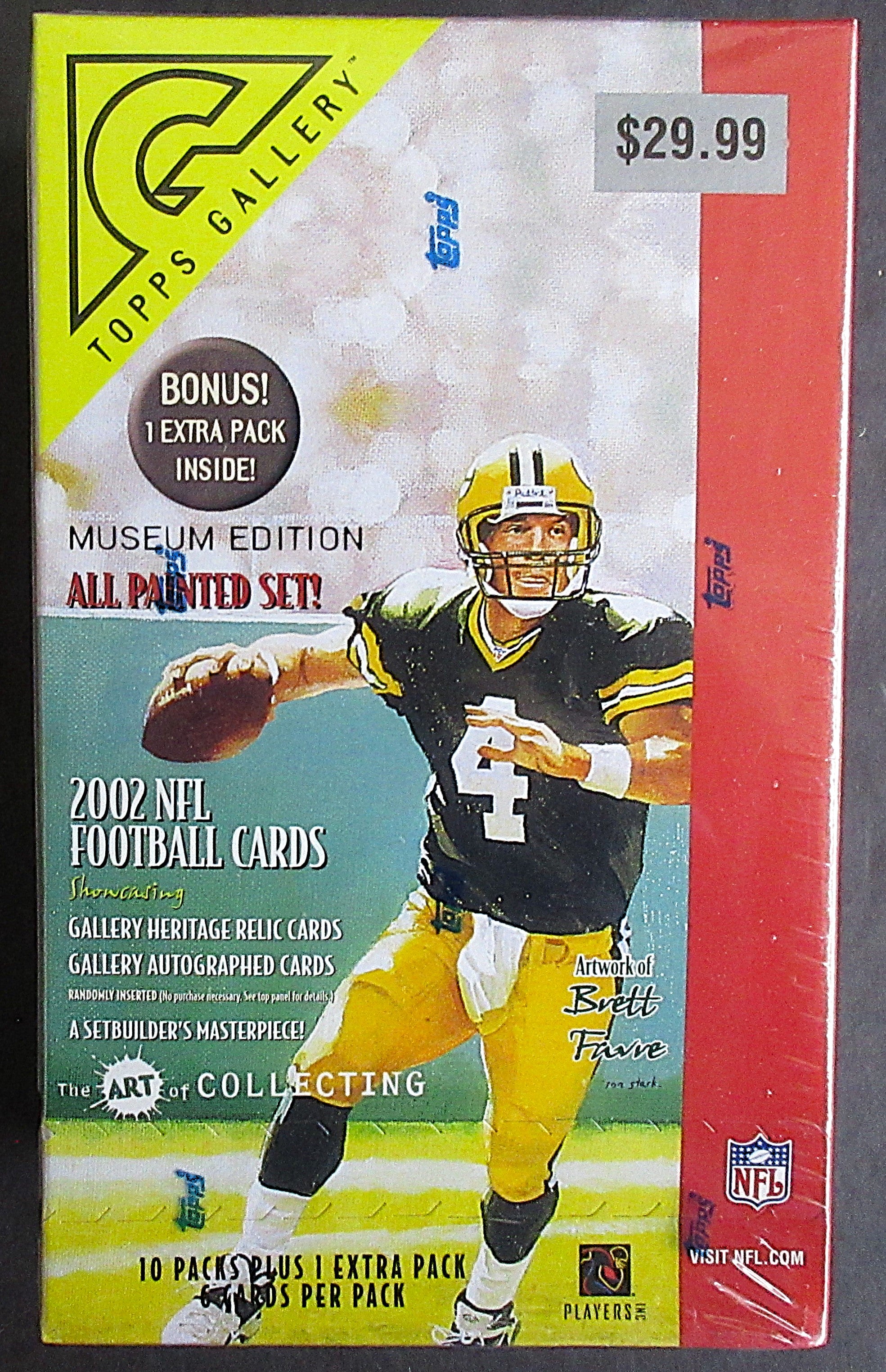 2002 Topps Gallery Football Blaster Box (11/6)