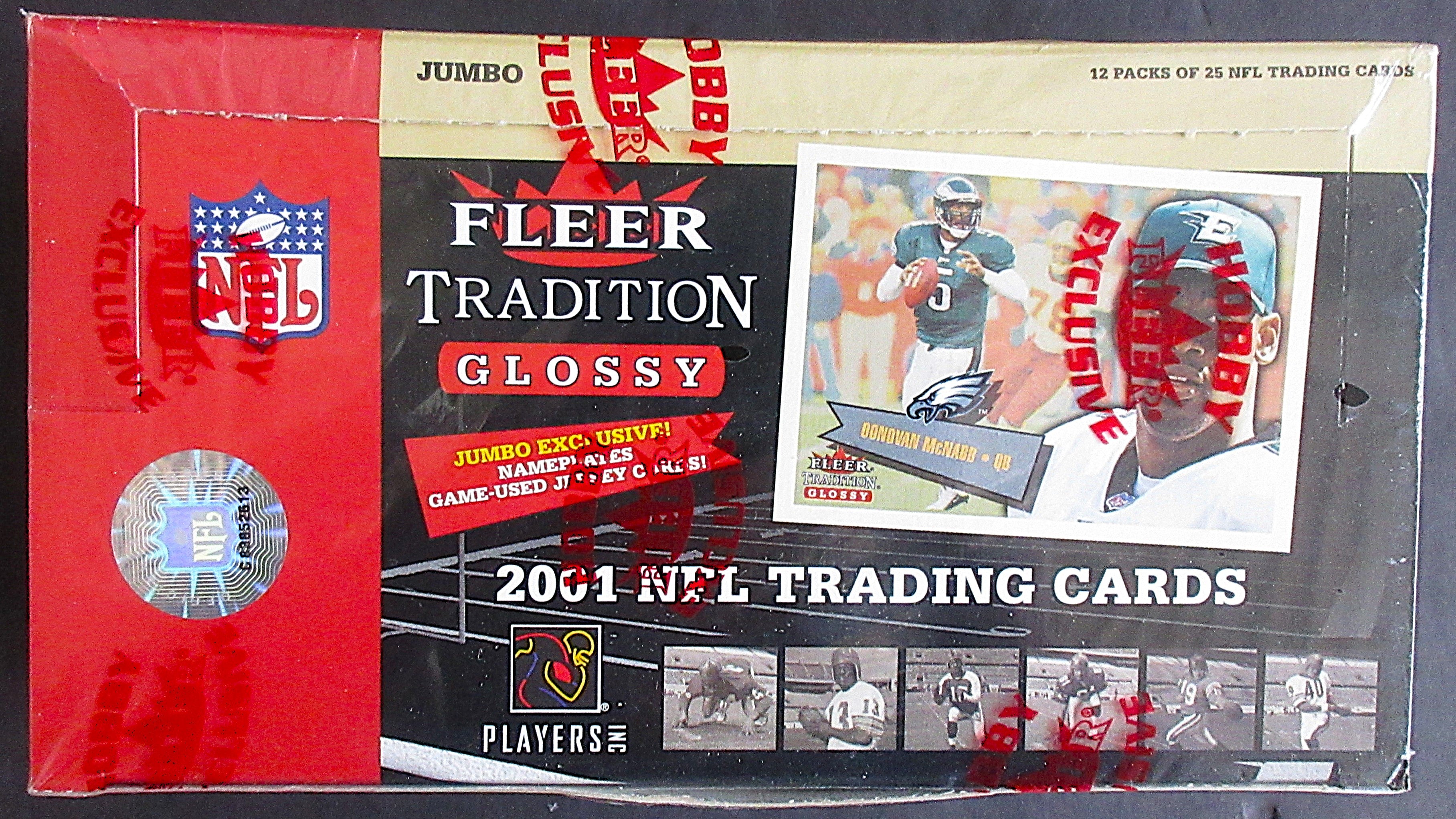 2001 Fleer Tradition Football Jumbo Box (Hobby) (12/25)