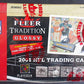 2001 Fleer Tradition Football Jumbo Box (Hobby) (12/25)