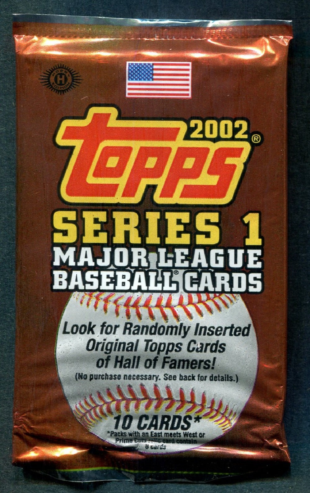 2002 Topps Baseball Unopened Series 1 Pack (Hobby) (10)