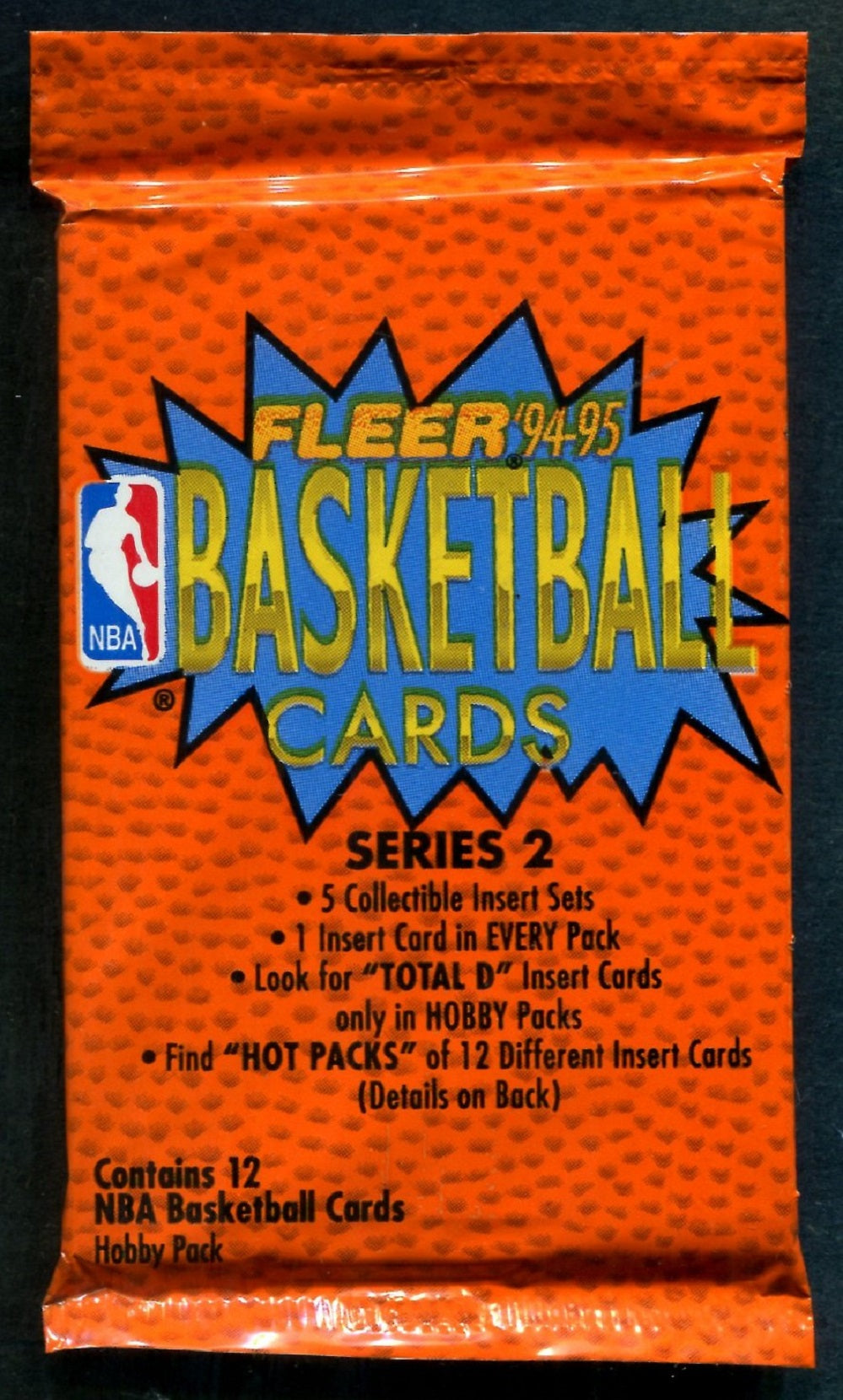 1994/95 Fleer Basketball Unopened Series 2 Pack (Hobby) (12)