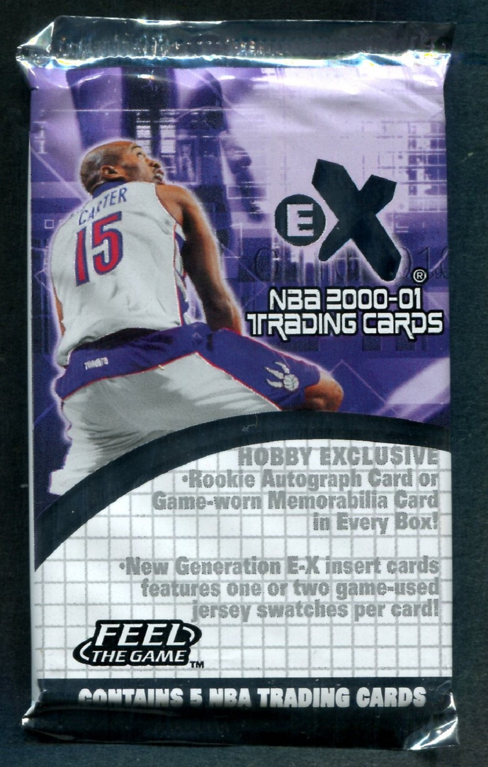 2000/01 Fleer E-X Basketball Unopened Pack (Hobby) (5)