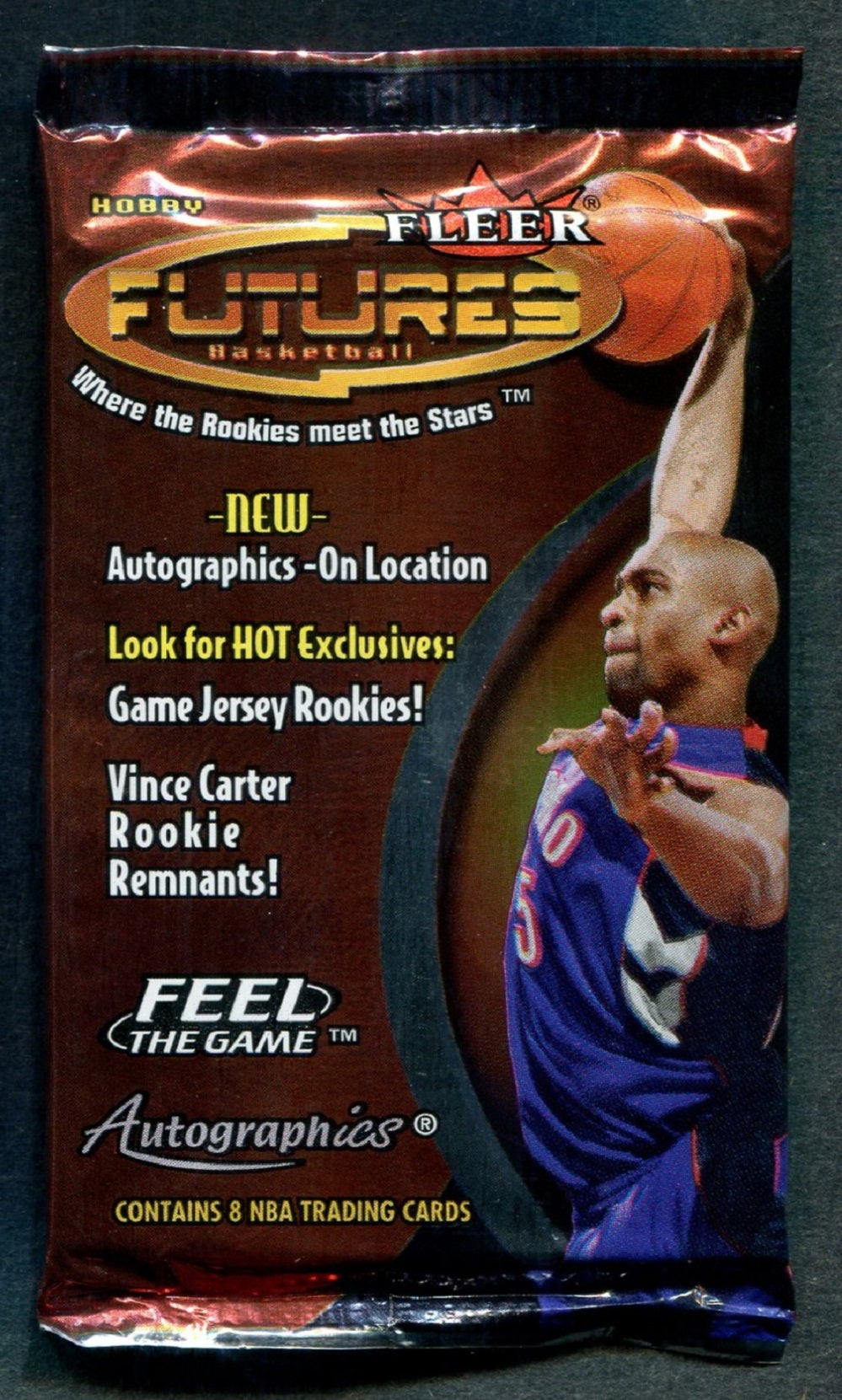 2000/01 Fleer Futures Basketball Unopened Pack (Hobby) (8)