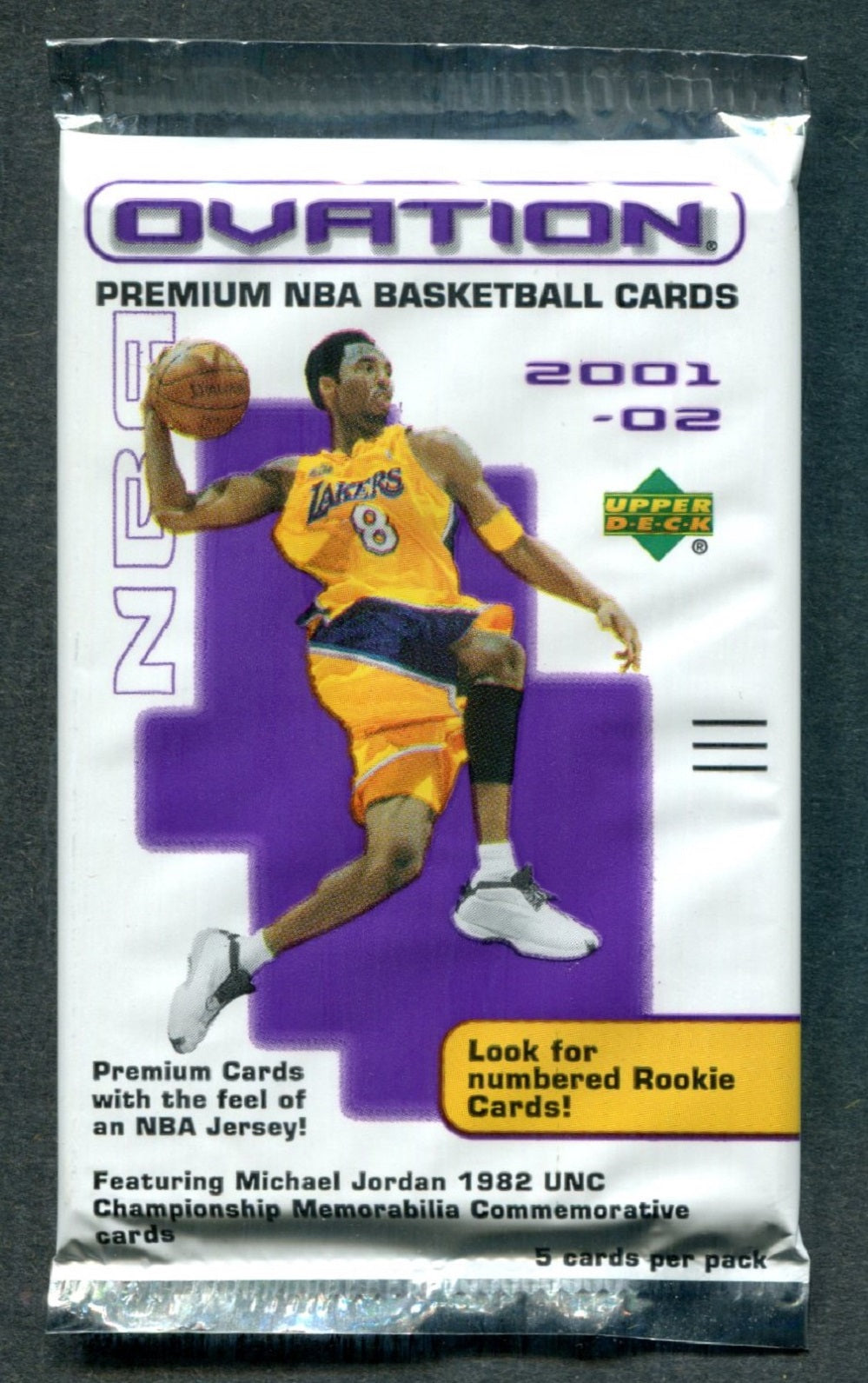 2001/02 Upper Deck Ovation Basketball Unopened Pack (5)