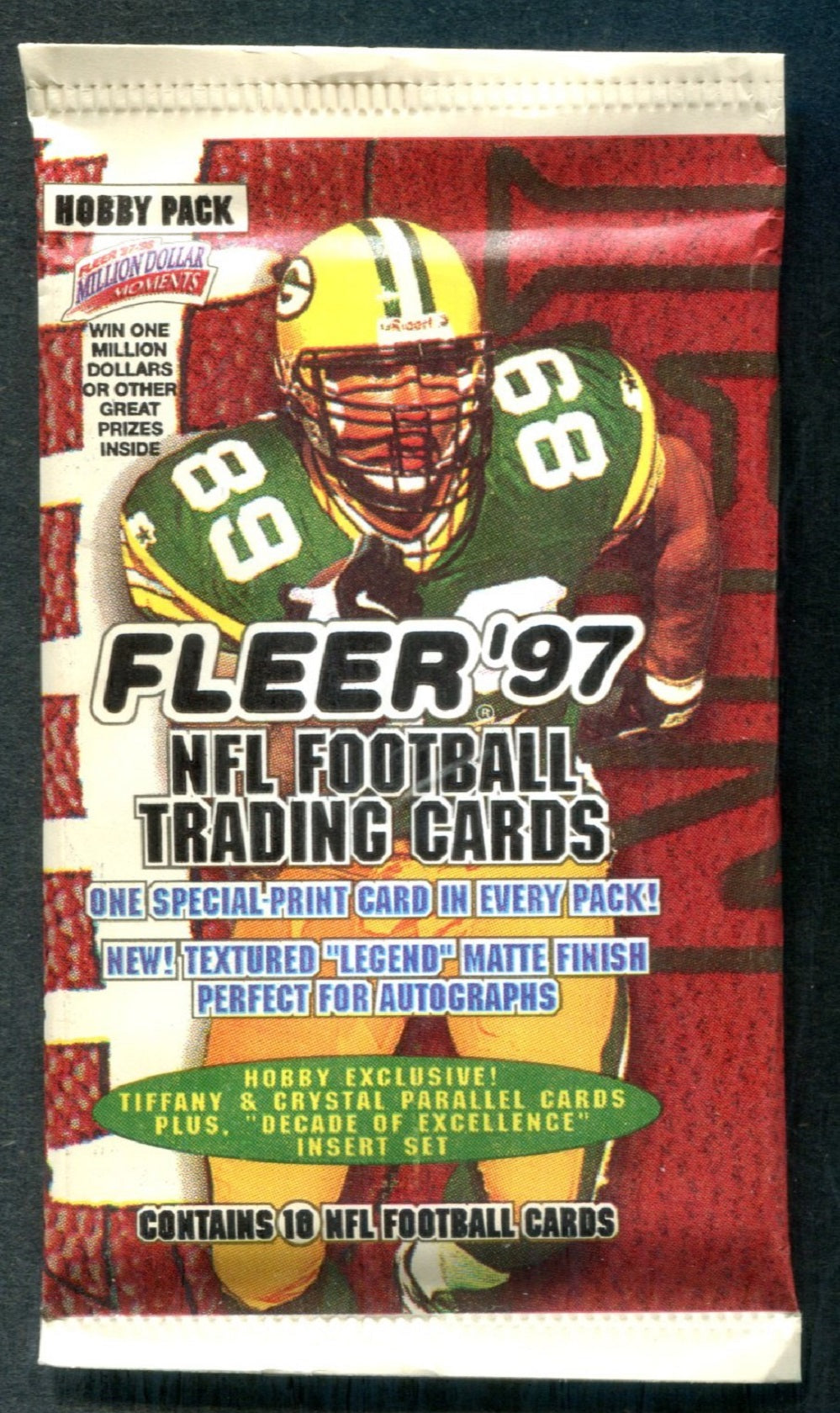 1997 Fleer Football Unopened Pack (Hobby) (10)