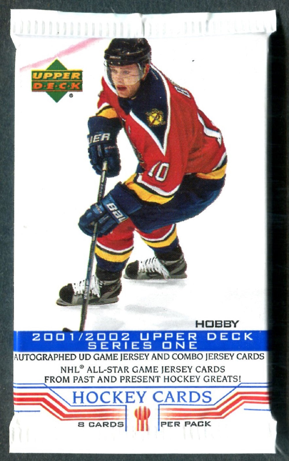 2001/02 Upper Deck Hockey Unopened Series 1 Pack (Hobby) (8)