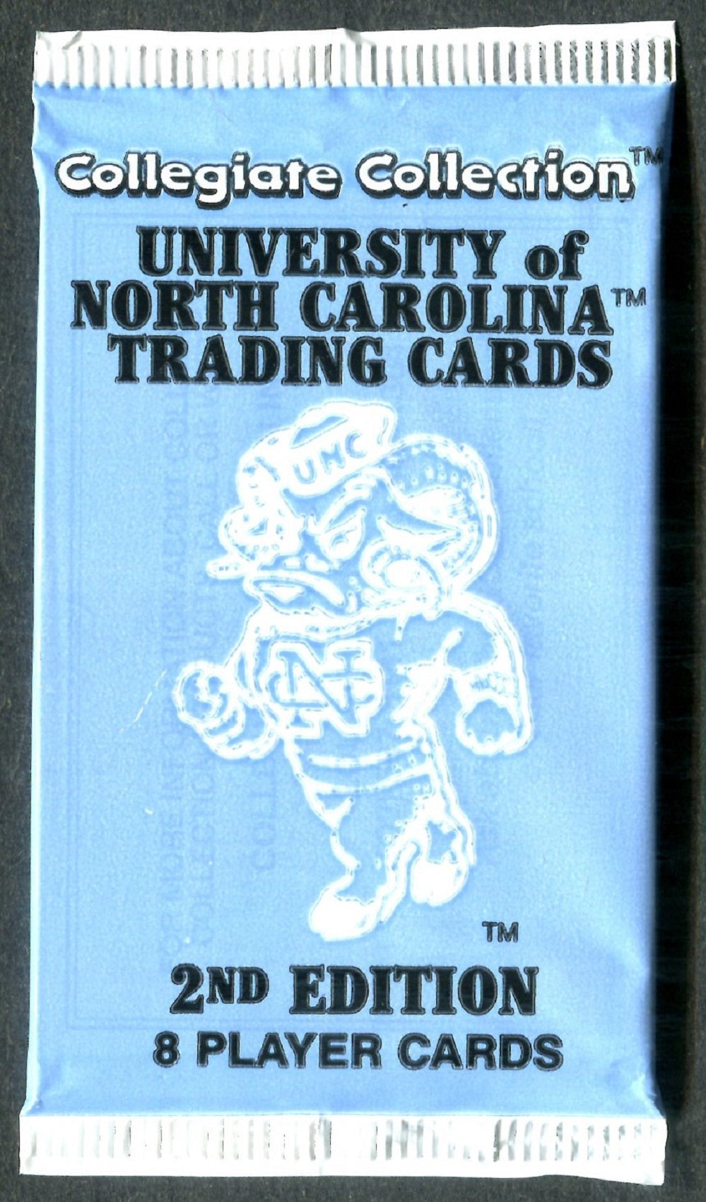 1989 Collegiate Collection North Carolina Basketball 2nd Edition Pack (8)