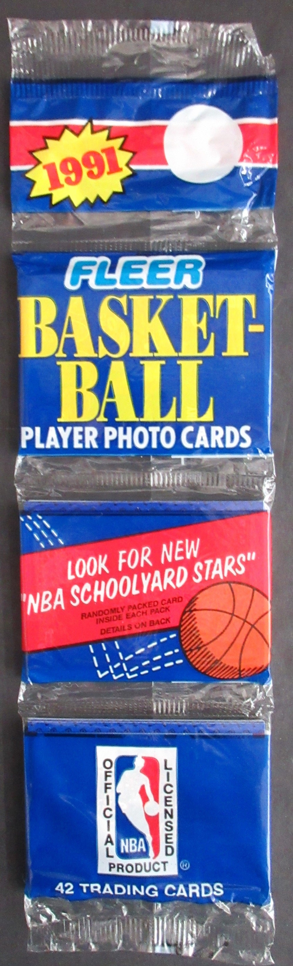 1991/92 Fleer Basketball Unopened Series 1 Rack Pack