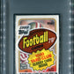 1988 Topps Football Unopened Cello Pack PSA 9 Jerry Rice Top *3315