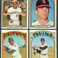 1972 Topps Baseball Complete Set EX (787) (24-596)