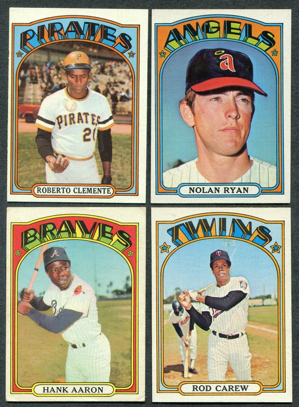 1972 Topps Baseball Complete Set EX (787) (24-596)