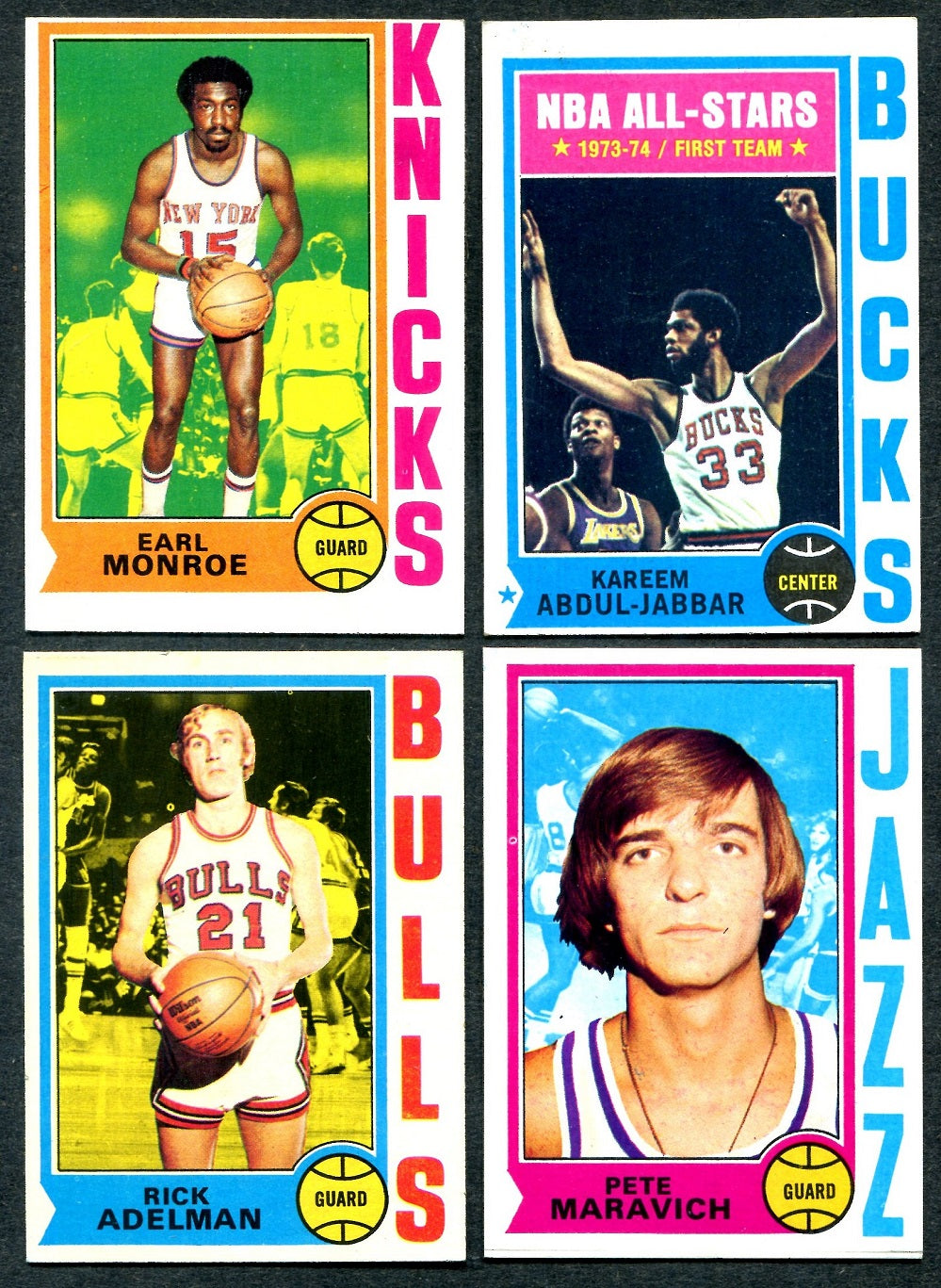 1974/75 Topps Basketball Complete Set VG/EX (264) (24-611)